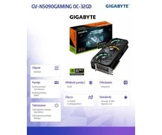 Vaizdo plokštė GIGABYTE GeForce RTX 5090 GAMING OC 32G Grafikos plokštė - 32GB GDDR7, 512bit, PCI-E 5.0, 2550MHz Core Clock, 3 x DP 2.1b, 1 x HDMI 2.1b, NVIDIA DLSS 4, GV-N5090GAMING OC-32GD