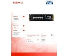 M.2 SSD – „Goodram PX500 GEN.3“ 512 GB PCIe 3.0 NVMe 3200 MB/s