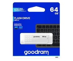 GOODRAM UME2-0640W0R11 GOODRAM atmintis USB UME2 64GB USB 2.0 Baltas