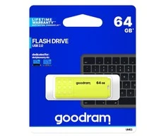 GOODRAM UME2-0640Y0R11 GOODRAM atmintis USB UME2 64GB USB 2.0 Geltona