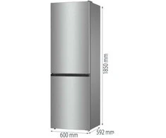 Šaldytuvas Gorenje NRK61CS2XL4 fridge-šaldiklis Freestanding 300 L C Pilkas