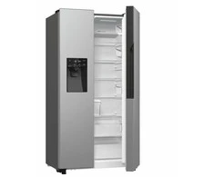 Dviduris laisvai pastatomas šaldytuvas Gorenje NRR9185ESXL, 550 l, Sidabrinis
