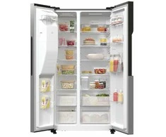 Dviduris laisvai pastatomas šaldytuvas Gorenje NRR9185ESXL, 550 l, Sidabrinis