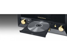 Muse Mūza | Patefono mikrosistema su vinilo deku | MT-112 W | Mikrosistemos kompaktinis diskas su patefonu | USB jungtis