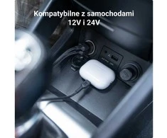 Green Cell Žalias Cell Žalias Cell automobilinis įkroviklis 36W GC PowerRide Nano36 su 2x USB-A Ultra Charge greitas įkrovimas