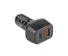 Green Cell Žalias Cell GREENCELL CAD33 automobilinis įkroviklis Žalias Cell USB-C maitinimo tiekimas + USB greitas įkrovimas 3.0