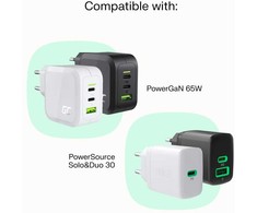Green Cell Žalias Cell USB-C laidas 1.2 m 100 W Greencell PowerStream greito įkrovimo PD Panther Juodas