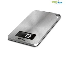 Virtuvinės svarstyklės Svarstyklės Skaitmeninės virtuvės svarstyklės su laikmačiu GreenBlue GB170 min 1g max 5000g
