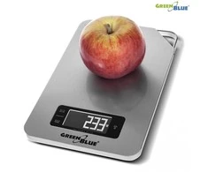 Virtuvinės svarstyklės Svarstyklės Skaitmeninės virtuvės svarstyklės su laikmačiu GreenBlue GB170 min 1g max 5000g