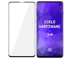 LCD apsauginis stikliukas 3MK Hard Glass Max Finger Print Samsung G973 S10 juodas