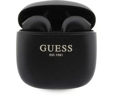 GUESS belaidės ausinės bluetooth TWS + docking station GUTWST26PSK (Classic EST Logo) juodos spalvos