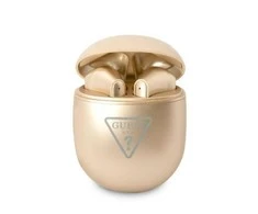 Ausinės Guess suchawki Bluetooth GUTWST82TRD TWS + stacja dokujca zoty/auksinis Triangle Logo