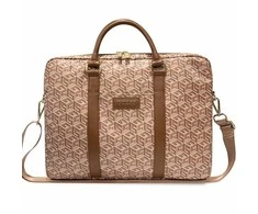 Nešiojamo kompiuterio krepšys 16" Guess GCube Stripes (GUCB15HGCFSEW) rudos spalvos