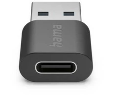 Hama Adapteris USB-C wtyk USB-A gniazdo USB-C generacja 2 USB 3.2 transfer 10Gbit / s