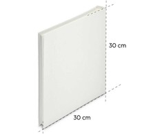 Hama Album jumbo 30x30 raukšlėta balta