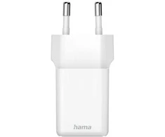 Hama supermini 45W GaN PD/QC 1x USB-C balta