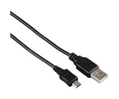 Hama microUSB 0.6m juoda