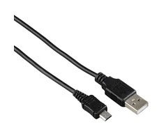 Hama microUSB 0.6m juoda
