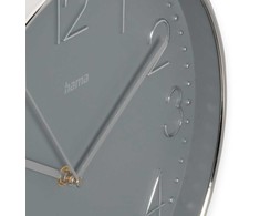 Hama Laikrodis ścienny 30cm Corsica Sidabrinė-pilka
