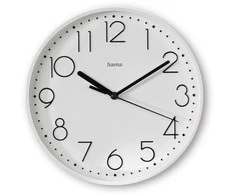 Hama Laikrodis ścienny Salina 22cm Baltas