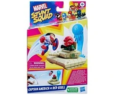 Hasbro veiksmo figūros herojai prieš piktadarius, kapitonas Amerika ir Raudonės kaukolė