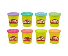 PLAY-DOH HASBRO CASTRY CAY 8 SPALVŲ NEONINĖS SPALVOS KONDINĖS DOVANA