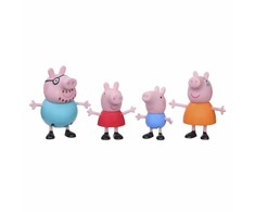 Hasbro 4 figūrėlių rinkinys PEPPA, Peppa šeima F2190