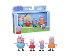 Hasbro 4 figūrėlių rinkinys PEPPA, Peppa šeima F2190