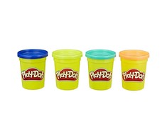 „Play-doh“ vamzdis 4 pakuotės laukinės spalvos