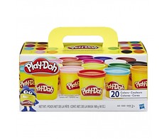 Plastelininio modeliavimo priemonių rinkinys vaikams Play-Doh, 20 spalvų