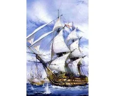 Heller HMS Victory 1:100 plastikinių detalių surenkamas laivo rinkinys