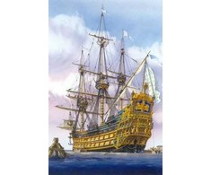 Heller Soleil Royal burlaivio modelis 1:100, plastikinis rinkinys (80899)