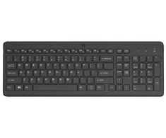Hewlett Packard (HP) HP 225 Belaidė klaviatūra, spill resistant - Juodas - US ENG