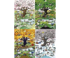 Dėlionė Heye Puzzle 2000 vienetų – keturi sezonai