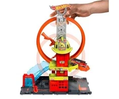 Hot Wheels City Super Loop gaisrinės žaidimų rinkinys