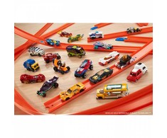 Mattel Hot Wheels CGN22 – 50 lietinių transporto priemonių rinkinys 1:64 masteliu, ypač didelis dovanų rinkinys, po 50 žaislų, atsitiktinis pasirinkimas, nuo 3 metų