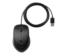Hewlett Packard (HP) HP USB su laidu Fingerprint Pelė - Juodas