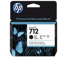 Hewlett Packard (HP) HP Skerdenos 712 80 ml 3ED71A juodos