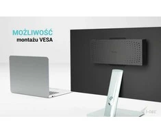 I-tec Universal 5x 4K/60Hz Ekrano prijungimo stotis 2xDP 3xHDMI LAN 2,5Gbps Garsas 2x USB-C maitinimo tiekimas 100W