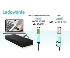 I-TEC USB 3.0 USB-C Thunderbolt 3x 4K prijungimo stotis Gen 2 + maitinimo tiekimas 100 W