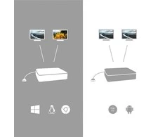 I-TEC USB-C Dual Ekranas MST DS 1x DP 1x HDMI 1xGLAN 3xUSB 3.0 2xUSB 2.0 1xUSB-C-Datei 1xGarso / mikrofono lizdas 1x100W USB-C PD + įkroviklis 112W