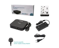 I-TEC USB-C Dual Ekranas MST DS 1x DP 1x HDMI 1xGLAN 3xUSB 3.0 2xUSB 2.0 1xUSB-C-Datei 1xGarso / mikrofono lizdas 1x100W USB-C PD + įkroviklis 112W
