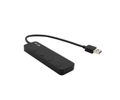 I-TEC USB 3.0 metalinis HUB 4 prievadas su atskirais įjungimo/išjungimo jungikliais 4x USB 3.0 prievadas su greito įkrovimo palaikymu BC 1.2