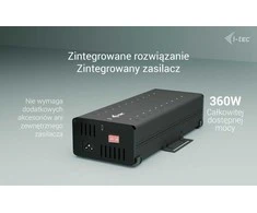 I-TEC USB-C/USB-A metalinis įkrovimo ir duomenų šakotuvas, 15 W vienam prievadui, 20 USB-C integruotų maitinimo adapterių, 360 W