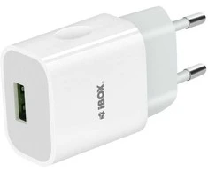 Maitinimo pakrovėjas iBOX C-41 USB 2A, 1 USB prievadas, microUSB laidas, Baltas