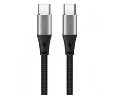 IBOX USB-C CABLE 60W 1M Juodas