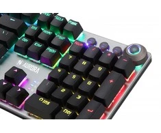 Mechaninė žaidimų klaviatūra IBOX AURORA K-4 IKGMK4, su pašvietimu, US išdėstymas, KRGD Red Switch
