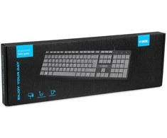 iBOX Eris Klaviatūra su USB jungtimi, Gray/Juodas