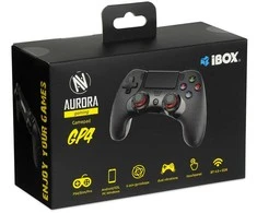 iBox IGP4 žaidimų valdiklis Juodas Bluetooth žaidimų pultelis Analoginis / Skaitmeninis Android, PC, PlayStation 4, iOS