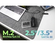 ICY BOX IB-180MS-C31 NVMe M.2 ir SATA